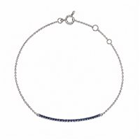 Bracciale Crivelli Donna in Oro bianco Zaffiro blu 370-XB2591
